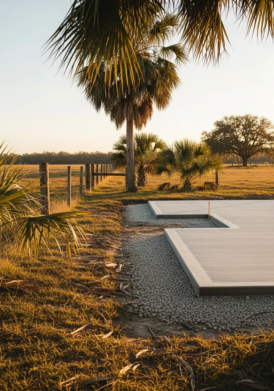 Arcadia rural property showing ranch-style home, open land, and natural landscape setting.